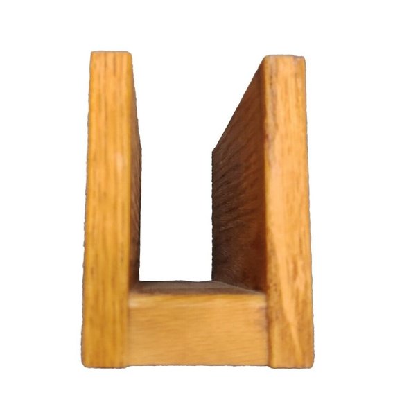 Vtg US Dept Of Interior & Agriculture Bird Duck Stamp Theme Wooden Napkin Holder - Picture 4 of 15